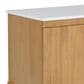 Linden Boulevard Poppy Kitchen Cart in Natural and White, , large