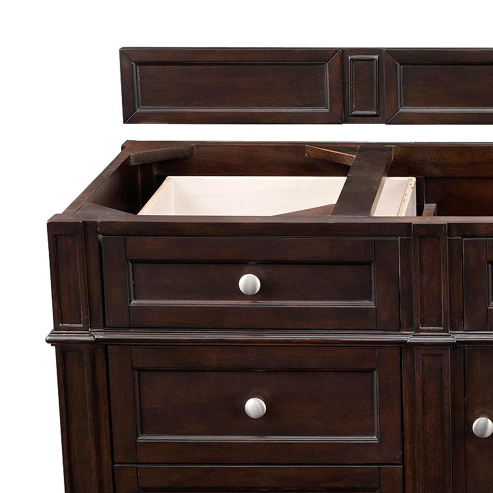 James Martin Brittany 60" Single Bathroom Vanity Cabinet in Burnished Mahogany, , large