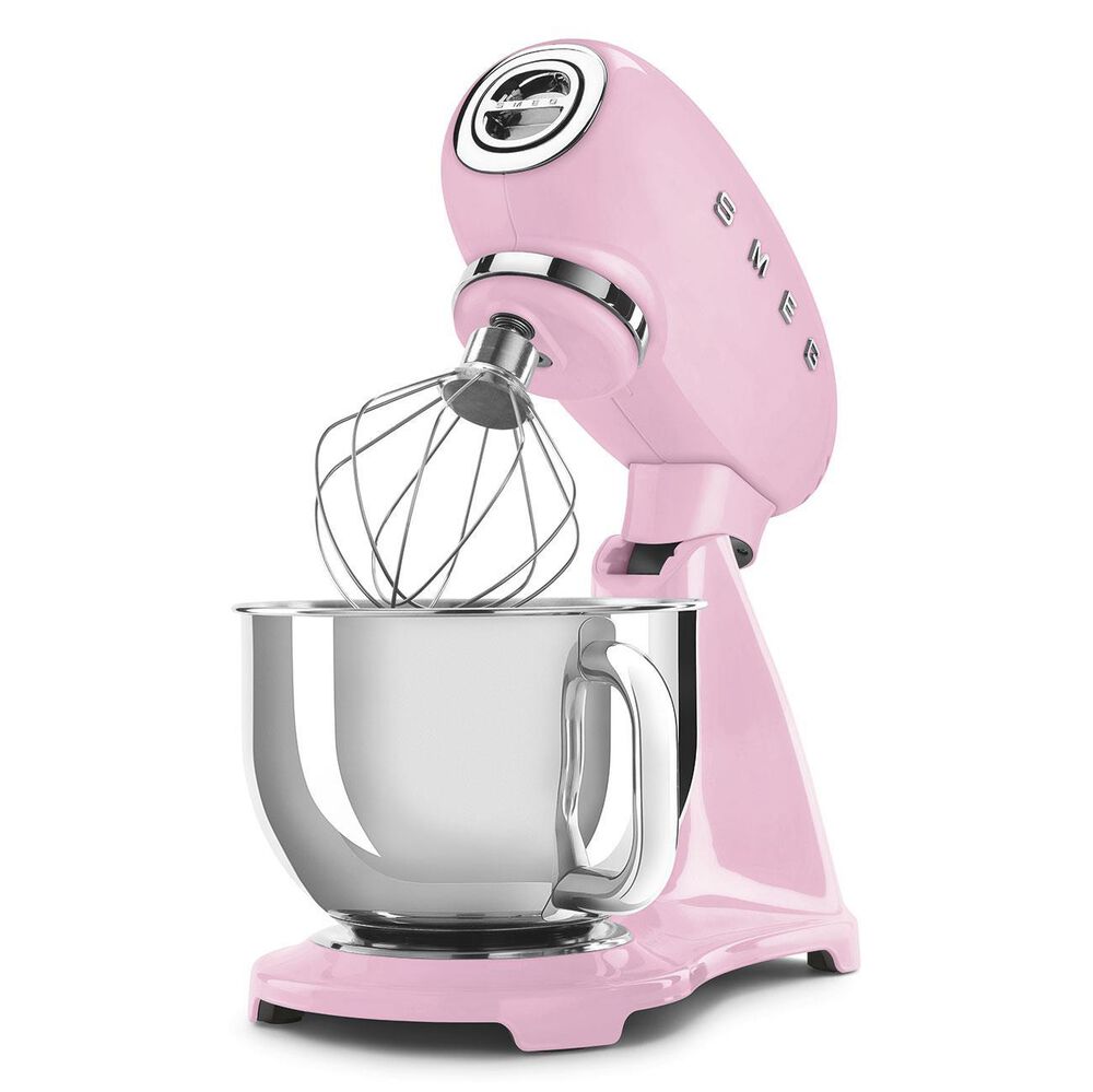 Smeg Retro Full-Col Stand Mix, Pink, , large