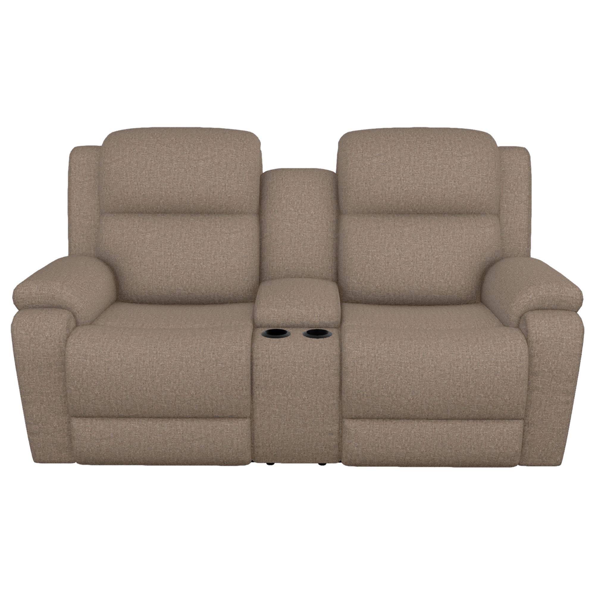 邦楽 MODELS / LAY DOWN Dorian Power Reclining Loveseat w/ Headrest & Console | La-Z-Boy