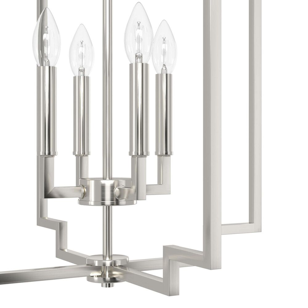 Hunter Zoanne 4-Light Pendant in Brushed Nickel, , large