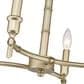 Golden Lighting Cambay 4-Light Semi-Flush in White Gold, , large