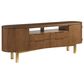 Lexington Furniture La Costa Crescent Bay 85" Media Console in Marisol and Satin Gold, , large