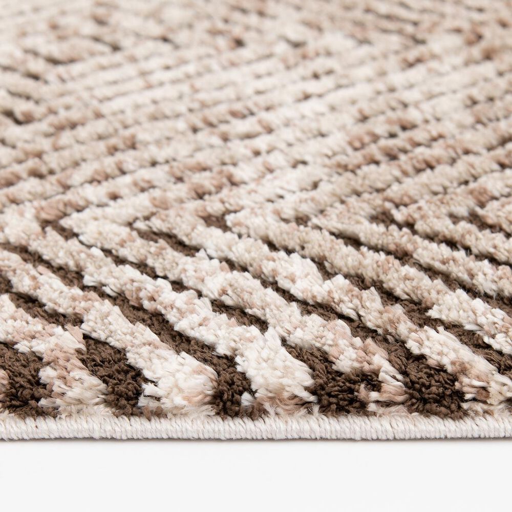 Central Oriental Stonington Lylah 5&#39; x 7&#39;6&quot; Coconut and Oatmeal Area Rug, , large