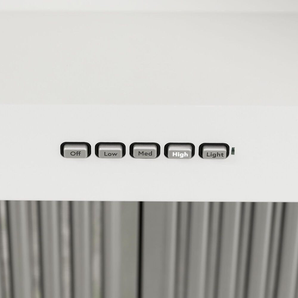 Cafe 36&quot; Commercial Range Hood in Matte White, , large