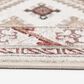 Central Oriental Heirloom Marina Cinnabar and Multicolor 5"3" x 7"7" Area Rug, , large