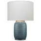 Jamie Young Garron Ceramic Table Lamp in Blue, , large