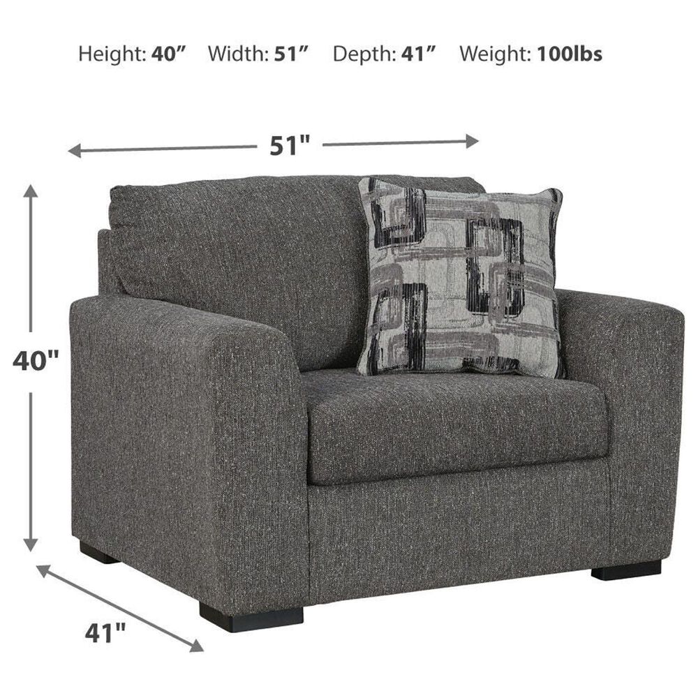 Ashley Gardiner Oversized Chair in Pewter, , large