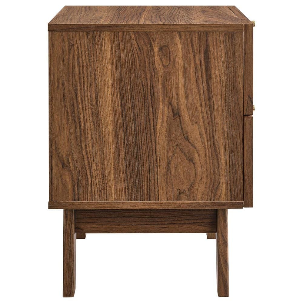 Modway Soma 2 Drawer Nightstand in Walnut, , large