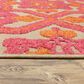 Oriental Weavers Cayman Sand and Pink 3"10" x 5"5" Indoor/Outdoor Area Rug, , large