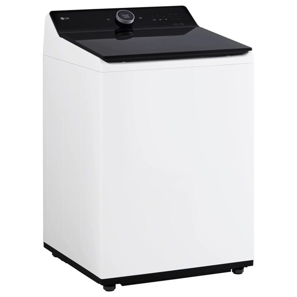 LG 5.5 Cu. Ft. Smart Top Load Washer and 7.3 Cu. Ft. Gas Dryer Laundry Pair in White, , large