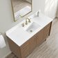 37B Mertola 48" Single Bathroom Vanity Cabinet in Walnut Drift with White Composite Stone Top and Backsplash, , large