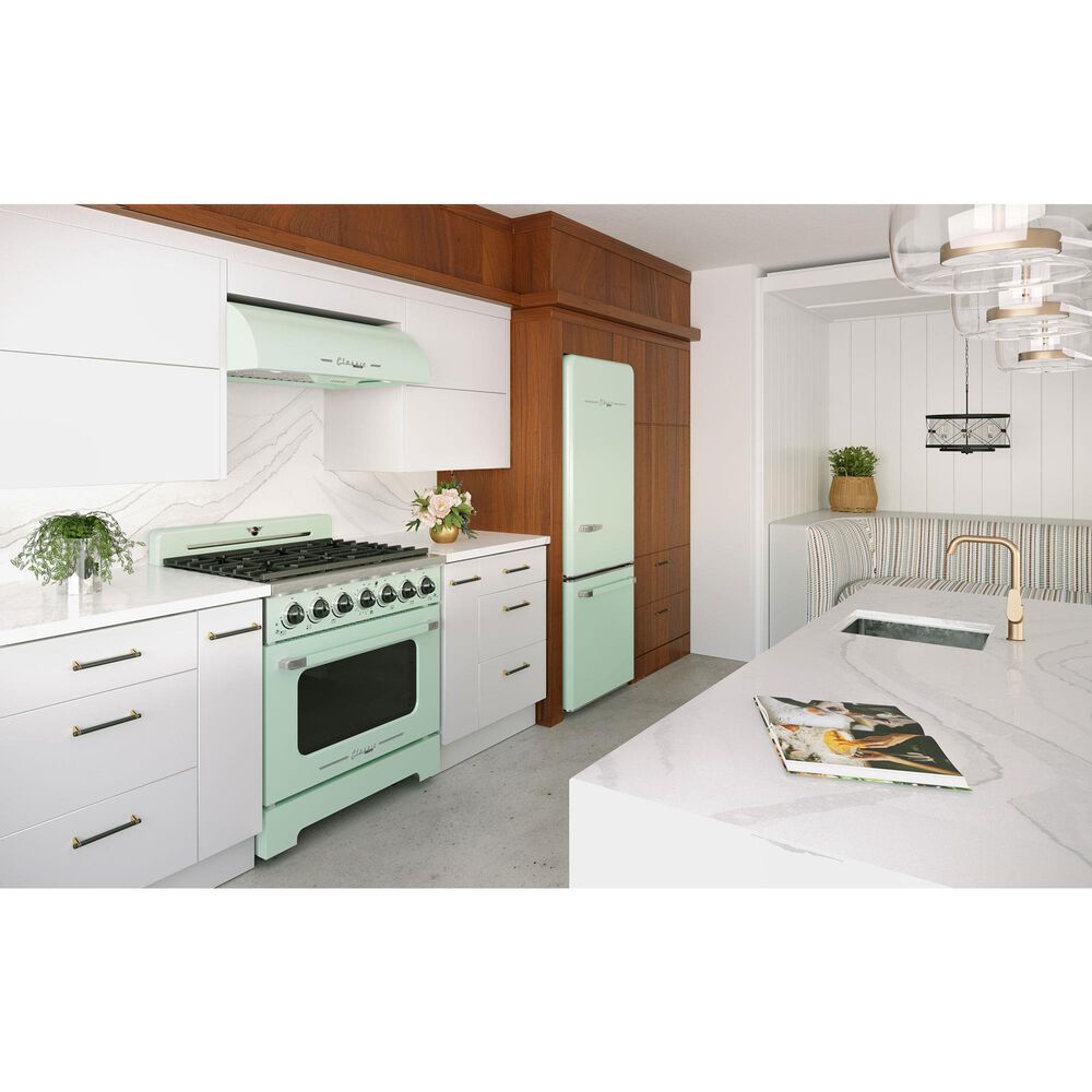 Unique Appliances Classic Retro 36" Under Cabinet Range Hood in Summer Mint Green, , large