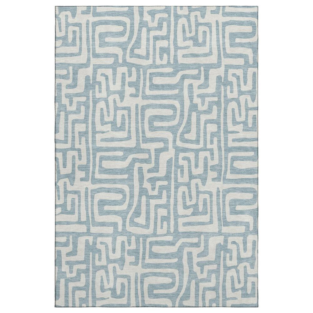 Dalyn Rug Company The Reserve TR1 Denim 9" x 12" Indoor/Outdoor Area Rug, , large