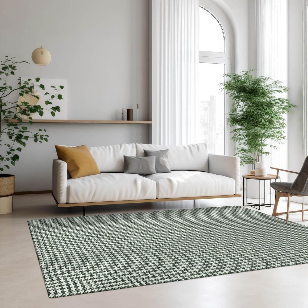 Dalyn Rug Company Hinton 10&#39; x 14&#39; Green Indoor/Outdoor Area Rug, , large