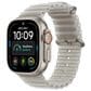 Apple Watch Ultra 4 (GPS + Cellular) 49mm Natural Titanium Case with Translucent Gray Ocean Band, , large