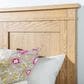 St Claire Home Today"s Traditions Full Platform Panel Bed in Natural Oak, , large