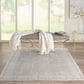 Nourison Starry Nights STN02 5" x 7" Cream and Grey Area Rug, , large