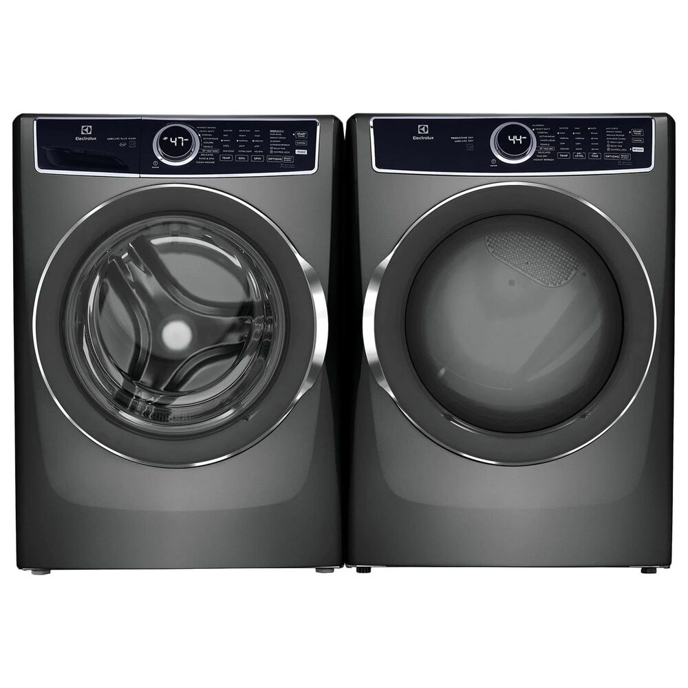 Electrolux 4.5 Cu. Ft. Front Load Washer and 8 Cu. Ft. Gas Dryer Laundry Pair in Titanium, , large