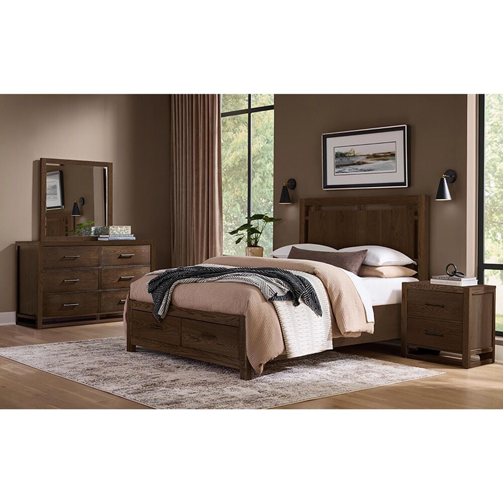 Viceray Collections Lodge and Loft 2-Drawer Nightstand in Dark Oak, , large