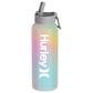 Hurley 32 Oz Oasis Zen Bottle with Straw Cap in Rainbow Tie Dye, , large