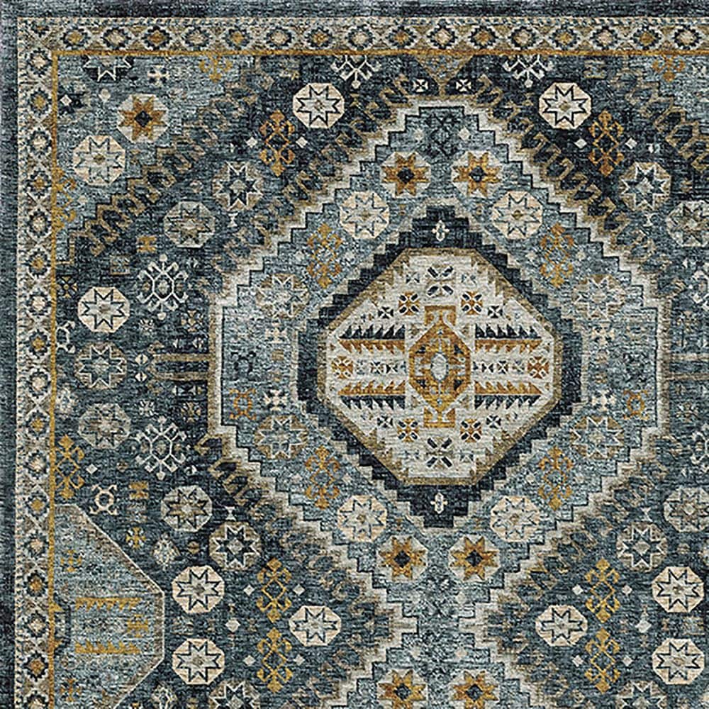 Oriental Weavers Aberdeen Southwestern 7&#39;10&quot; x 10&#39;10&quot; Blue Area Rug, , large