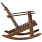 Linon Home Decor Adirondack Patio Rocking Chair in Acorn, , large