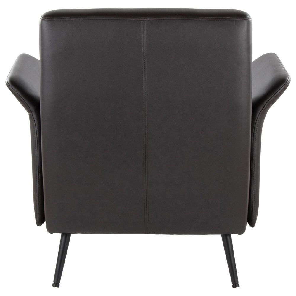 Lumisource Petal Accent Chair in Espresso, , large
