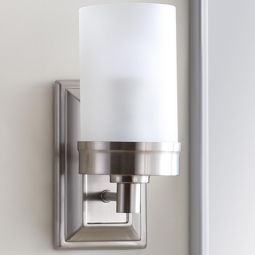 Safavieh Kelvin Bathroom Sconce in Nickel, , large