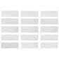 Soho Studio Fragments White 2" x 8" Ceramic Tile, , large
