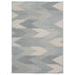 Central Oriental Melbourne Thistle 5" x 7" Lead and Tidepool Area Rug, , large