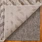 Feizy Vancouver 4" x 6" Beige and Brown Area Rug, , large