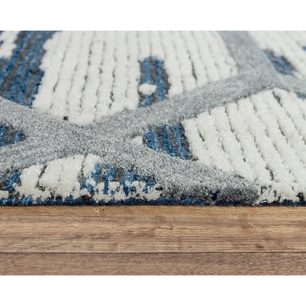 RIZZY Haven 7&#39;6&quot; x 9&#39;6&quot; Blue Area Rug, , large