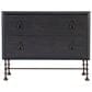 Hooker Furniture Big Sky Bachelor Chest in Charred Timber and Dark Brushed Bronze, , large