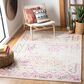 Safavieh Tulum TUL268E 4" x 6" Ivory and Fuchsia Area Rug, , large