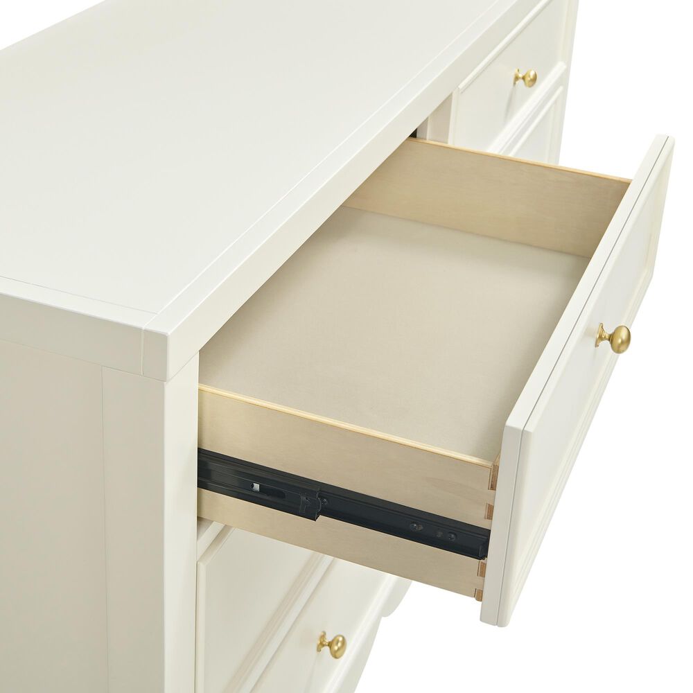 Forma &amp; Co Olivia 1-Drawer Nightstand in French White, , large