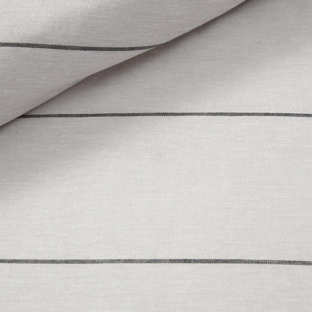 Levtex Leo Stripe 3-Piece King Comforter Set in Black and Cream, , large