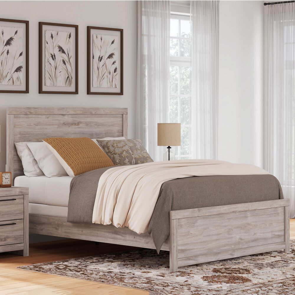 Ashley Broachmyn Queen Panel Bed in Gray, , large