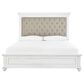 Ashley Kanwyn 4-Piece Cal King Upholstered Bed Set in Whitewash, , large