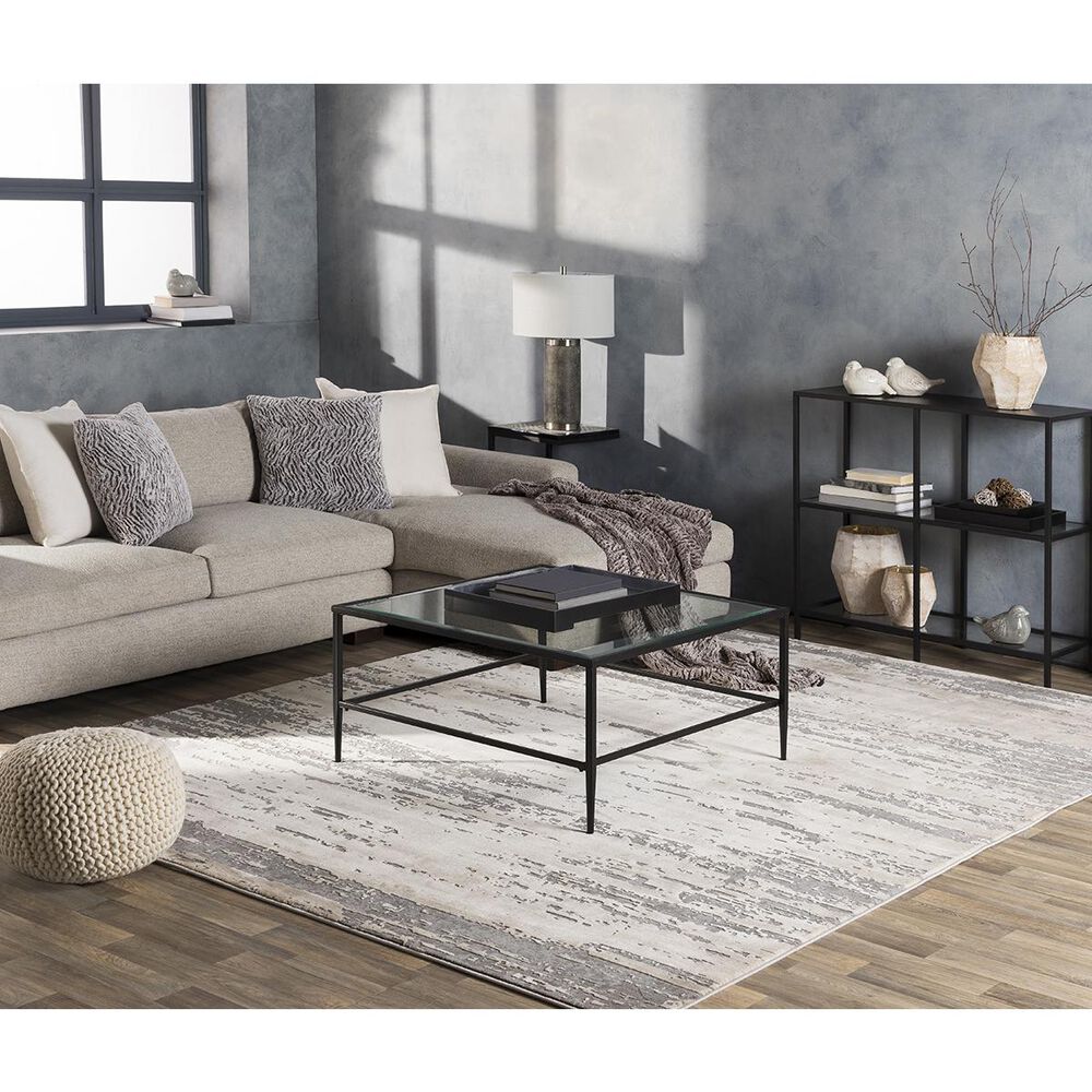 Surya Tibetan TBT-2304 7&#39;10&quot; x 10&#39;3&quot; Khaki, Cream and Gray Area Rug, , large
