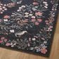 Rifle Paper Co Maison 2"6" x 9"6" Tuileries Black Runner, , large