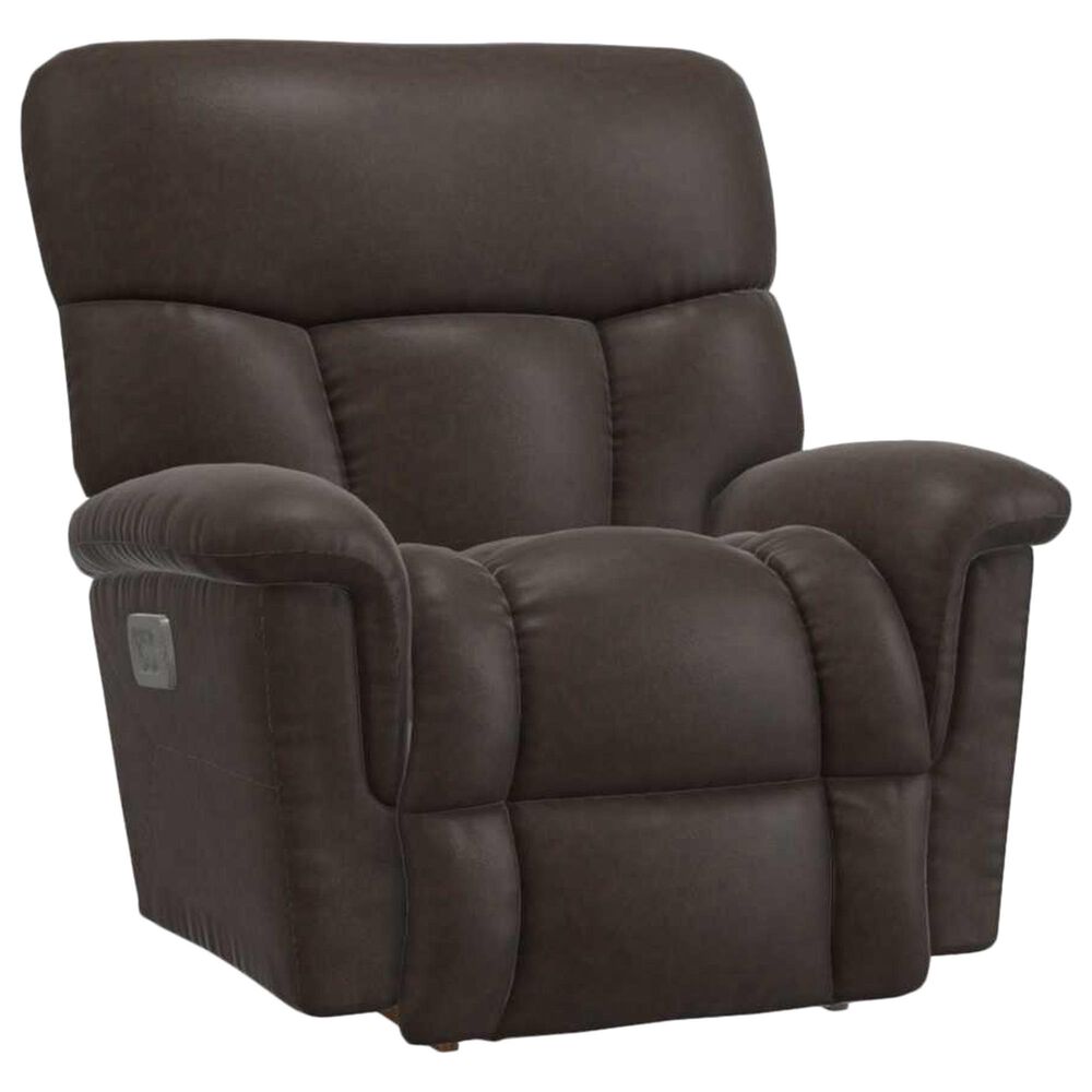 La-Z-Boy Mateo Power Rocking Recliner with Headrest in Chocolate, , large