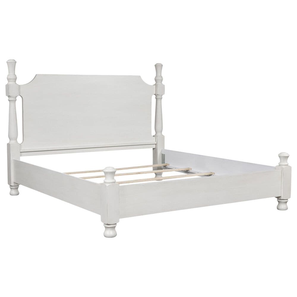 Ashley Rowlenstown Queen Poster Bed in Antique White, , large