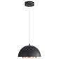 Golden Lighting Solsken 12" 1-Light Pendant in Sand Black, , large