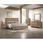 Crown Mark Elmer Dresser Mirror in Rustic Brown, , large