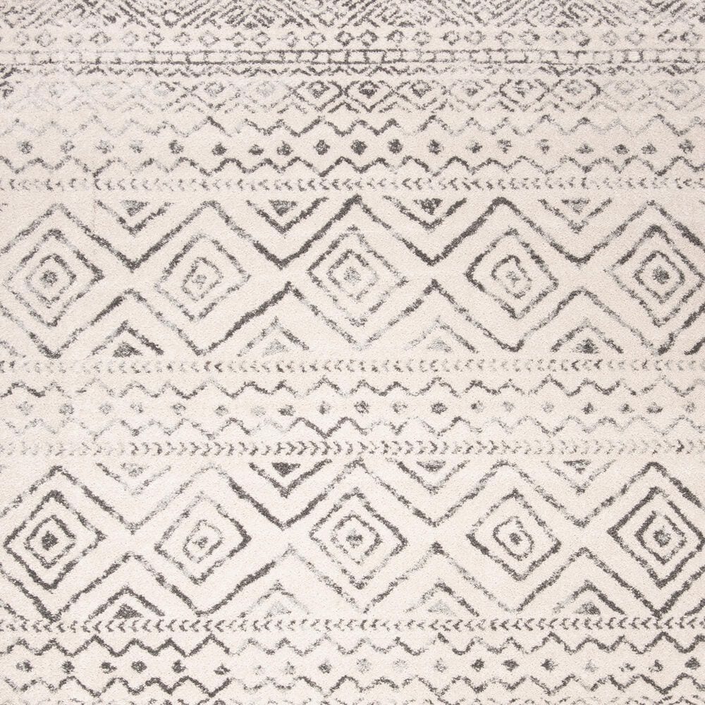 Safavieh Tulum Transitional  5&#39; Square Ivory and Grey Area Rug, , large