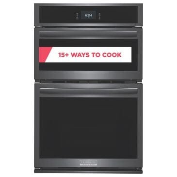 Frigidaire Gallery 27" Microwave Combination Wall Oven with Convection in Black Stainless Steel, , large