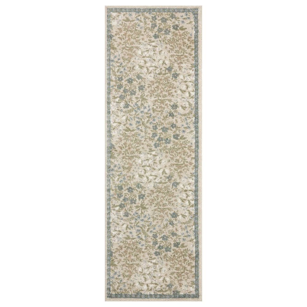 Rifle Paper Co Laurel Wildwood Garden 2"8" x 8" Cream Runner, , large