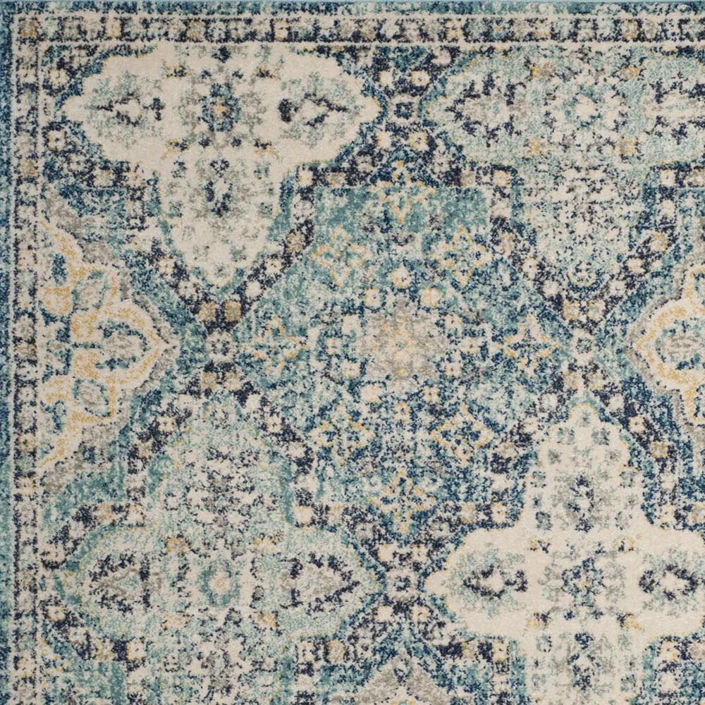 Safavieh Evoke EVK274C-3 3&#39; x 5&#39; Light Blue/Ivory Area Rug, , large