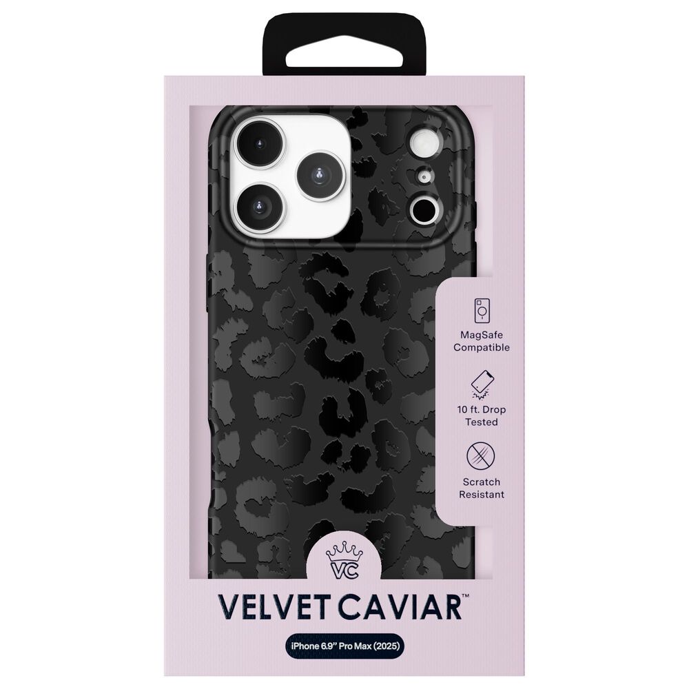 Velvet Caviar MagSafe Case For Apple iPhone 17 Pro Max in Black Leopard, , large